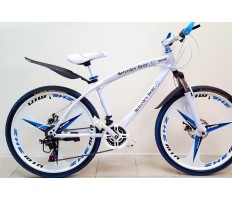 Bicycle Mercedes Benz White on cast disks